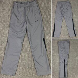 Nike Woven Track Pants Men's Small Gray Dri-Fit Gym Running Training 927380 036